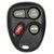 Chevrolet, GMC, Oldsmobile 4 Button Remote 15732810, 315 MHz - Refurbished, Recase