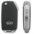 Kia 3 Button Remote Head Key SY5SKRGE03, 95430-R5000, 433 MHz - Refurbished, Grade A