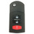 Mazda 3 Button Remote Head Key KPU41788 FE04-67-5RYB, GP7A-67-5RYB - Refurbished, Recase Remote Head Keys