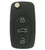 Audi 4 Button Remote Head Key MYT8Z0837231, 4DO837231P, 315 MHz - Refurbished, Recase