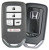Honda 5 Button Driver 1 Smart Key KR5V2X V44, 72147-TG7-A11, 433 MHz - New OEM