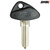 JMA BM-HB.P1 BW7 Motorcycle Plastic Head Key, Pack of 5