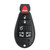 Keyless2Go KEYLESS2GO Chrysler Dodge 6-Button Smart Key, IYZ-C01C 68070394AJ 433 MHz, Premium Aftermarket Keyless2Go