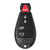Keyless2Go KEYLESS2GO Jeep 5-Button Smart Key, IYZ-C01C 68051665AF 433 MHz, Premium Aftermarket Our Brands