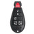 Keyless2Go Chrysler Dodge Vans 6 Button Remote Key Replacement IYZ-C01C 56046705 AG - With Durashell Technology, Premium Aftermarket