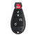 Keyless2Go Jeep 5 Button Remote Key Replacement IYZ-C01C 68066849AA - With Durashell Technology, Premium Aftermarket Remote Head Keys