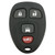 4 Button GM Remote Key Fob 20877108 OUC60270 for GM Van - New