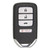 TEST SAMPLE - Keyless2Go Honda 4 Button Smart Key KR5V2X V41, 72147-TBA-A01, 433 MHz - Premium Aftermarket