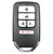 KEYLESS2GO Honda 5-Button Smart Key KR5V1X 72147-TK8-A81 315 MHz, Premium Aftermarket