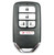 Keyless2Go Honda 5-Button Smart Key KR5V1X 72147-TK8-A81 315 MHz, Premium Aftermarket