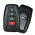Toyota Camry 4 Button Smart Key HYQ14FBC / 89904-06220 - 0351 - US Production - Refurbished A 181382 Shop Automotive