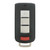 TEST SAMPLE -  Keyless2Go 3 Button Proximity Smart Key OUC644M-KEY-N, 8637A316, 315 MHz - Premium Aftermarket