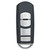 Toyota 4 Button Proximity Smart Key WAZSKE13D01, 89904-WB001, 315 MHz - Refurbished, Recase