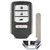 KEYLESS2GO Honda 4-Button Smart Key No Memory KR5V2X (V41) 72147-THR-A01 433 MHz, Premium Aftermarket