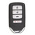 Honda 4 Button Driver 2 Smart Key ACJ932HK1310A, 72147-T2G-A81, 433 MHz - Refurbished, Grade A