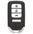 Honda 4 Button Driver 1 Smart Key ACJ932HK1310A, 72147-T2G-A71, 433 MHz - Refurbished, Grade A