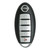 Nissan 5 Button Smart Key KR5TXN4, 285E3-6TA7B, 433 MHz - New, OEM