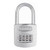 ABUS - 160/50HB50 C - STEEL / CHROME - 4-DIAL RESETTABLE PADLOCK - 2" SHACKLE