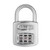 ABUS - 160/40 C - STEEL / CHROME - 3-DIAL RESETTABLE PADLOCK - 1" SHACKLE