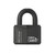 ABUS - 37/70RK - REKEYABLE GRANIT SERIES STEEL PADLOCK - BLACK - 3-1/32" BODY WIDTH
