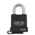 Abus - 83WP/53 - EXTREME Black Coated Steel Padlock - S2 - Interchangeable Core - 2-1/4" Width