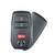 Toyota 3 Button Proximity Smart Key HYQ14FBW, 8990H-0A010, 315 MHz - New, OEM