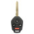 Mitsubishi 3-Button Remote Head Key Shell - Aftermarket