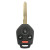 Mitsubishi 3-Button Remote Head Key Shell - Aftermarket