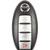Nissan 4 Button Proximity Smart Key Remote 433 MHz CWTWB1U787 285E3-1LP0E OEM NEW