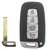 Hyundai 4 Button Smart Key with HY22 Blade SY5HMFNA04, 95440-3Q000, 315 MHz - Refurbished, Recase