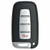 Hyundai 4-Button Smart Key with HY22 Blade SY5HMFNA04 95440-3Q000 315 MHz, Refurbished Recase