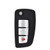 Nissan Remote Flip Key New Style CWTWB1G767 for 2014 - 2017 Nissan Rogue S - Refurbished Recased