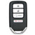 KEYLESS2GO Honda 4-Button Smart Key  KR5V2X 72147-T6Z-A11 433 MHz, Premium Aftermarket