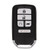 Honda 5 Button Driver 1 Smart Key KR5V2X V44, 72147-TG7-A11, 433 MHz - Refurbished, Recase