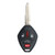 Mitsubishi 4-Button Remote Head Key Shell - Aftermarket 189388