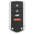 Acura 4 Button Smart Key Case with Hatch 195607