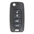 ZED-FULL 4 Button Remotes|Universal Key SIP22 For ZED-FULL, Emulator Flip Key For Zedfull Only