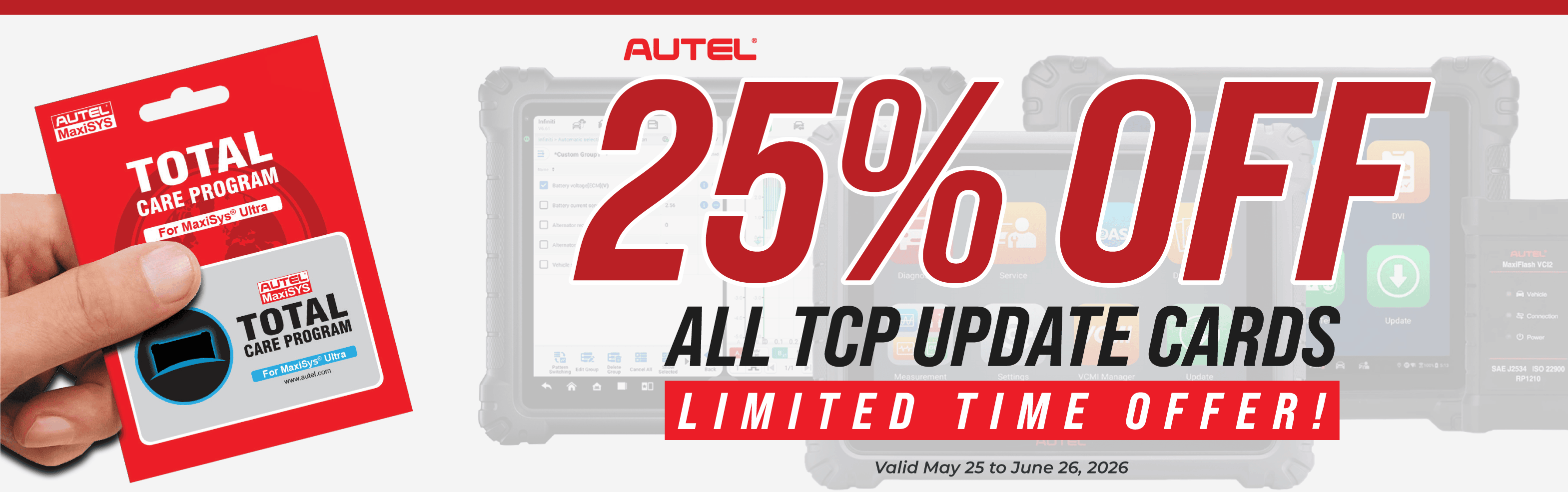 Autel TCP Promo