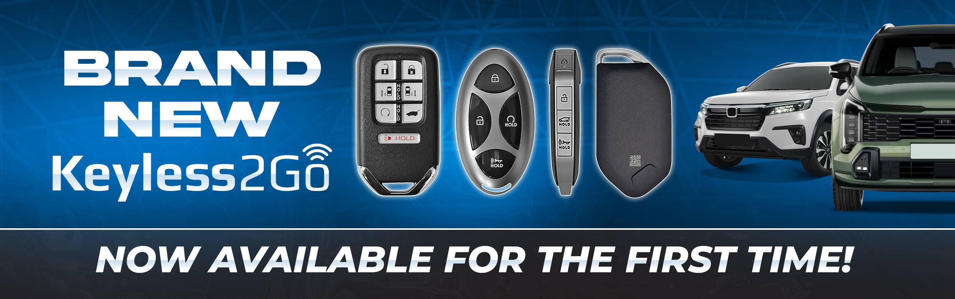 Brand New Keyless2Go Keys and Remotes