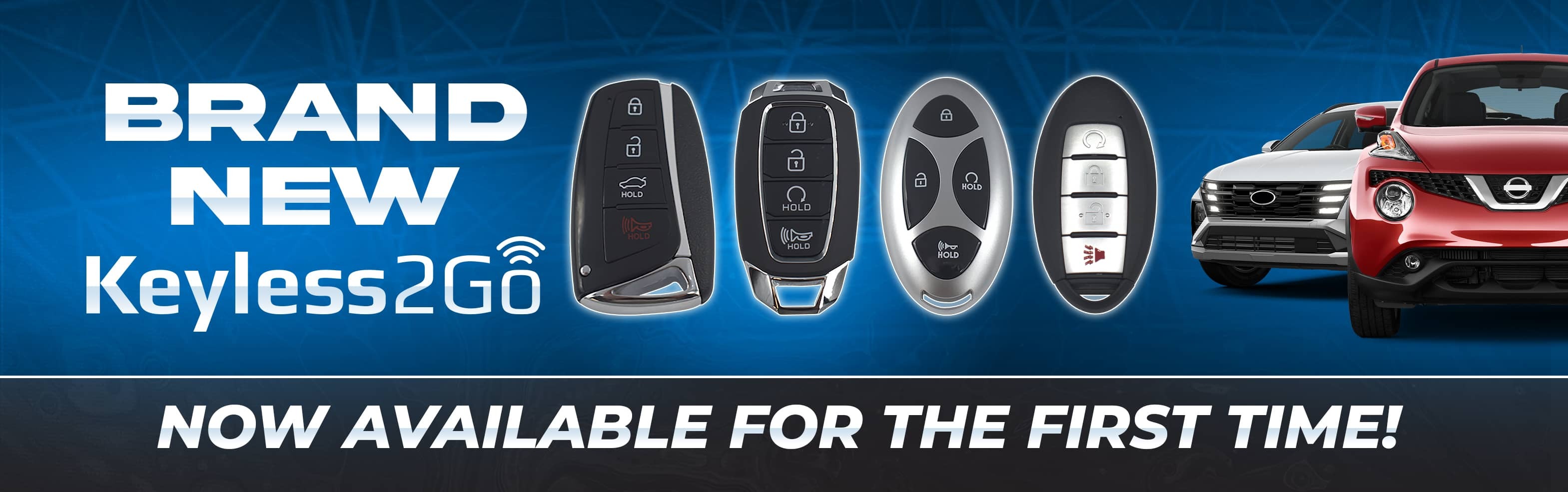 Brand New Keyless2Go Keys and Remotes