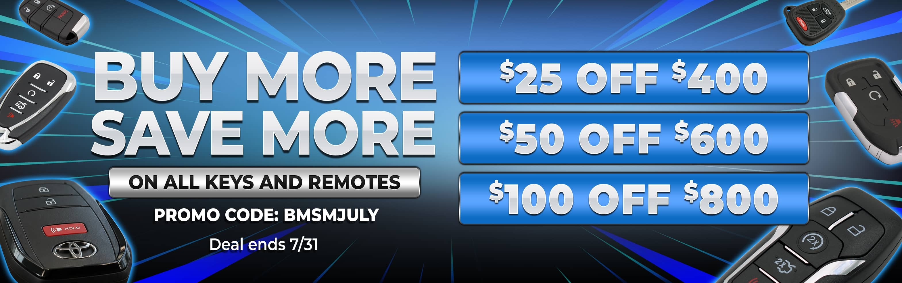 Buy More Save More July Event