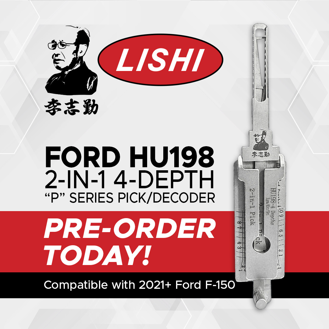 HU198 Ford 4 Depth Original Lishi Tools