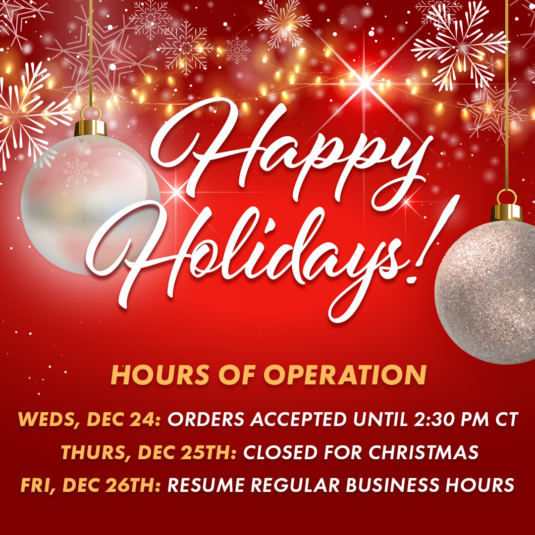 HOLIDAY HOURS