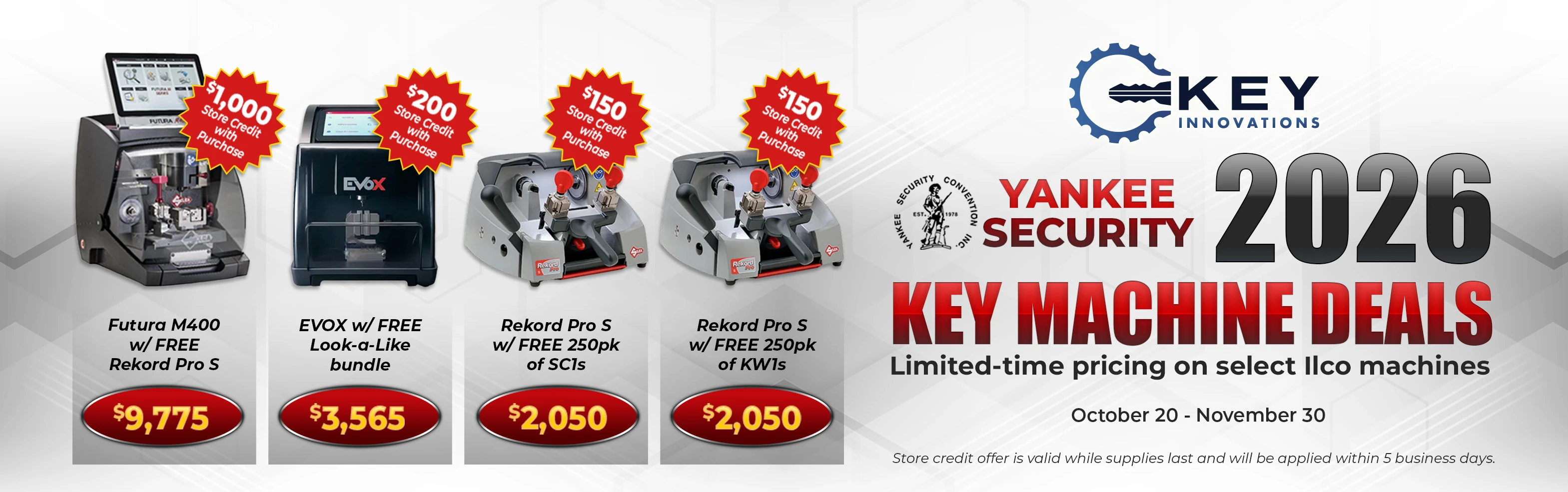 Ilco Yankee Security Key Machine Deals