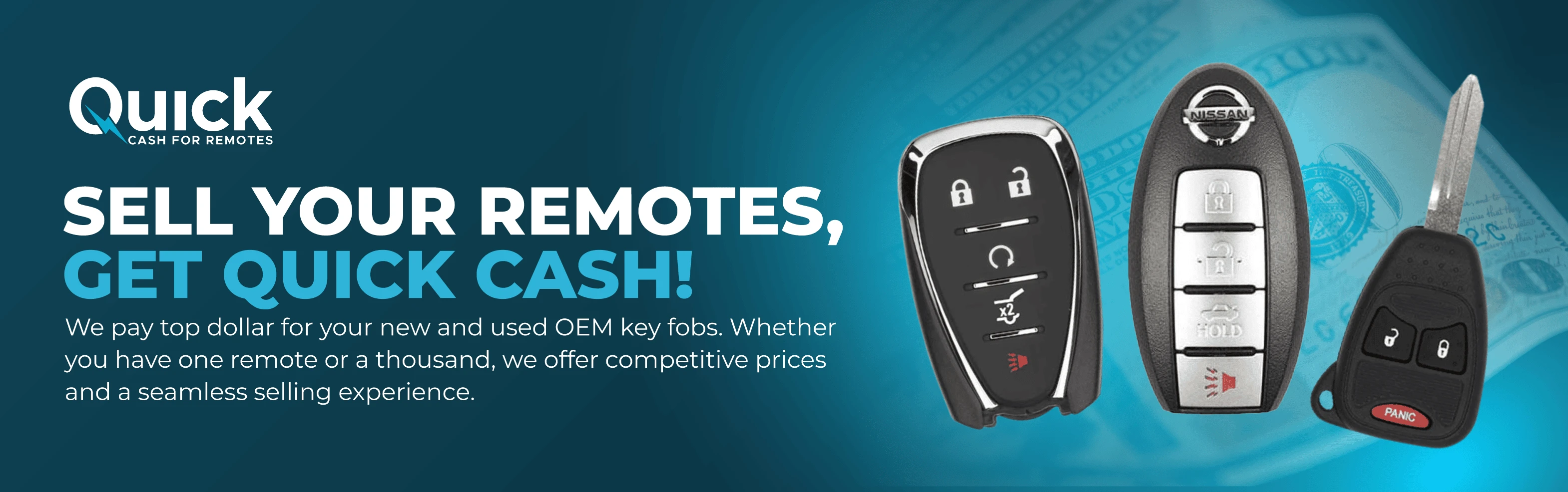 Quick Cash for Remotes - Sell your keys and remotes