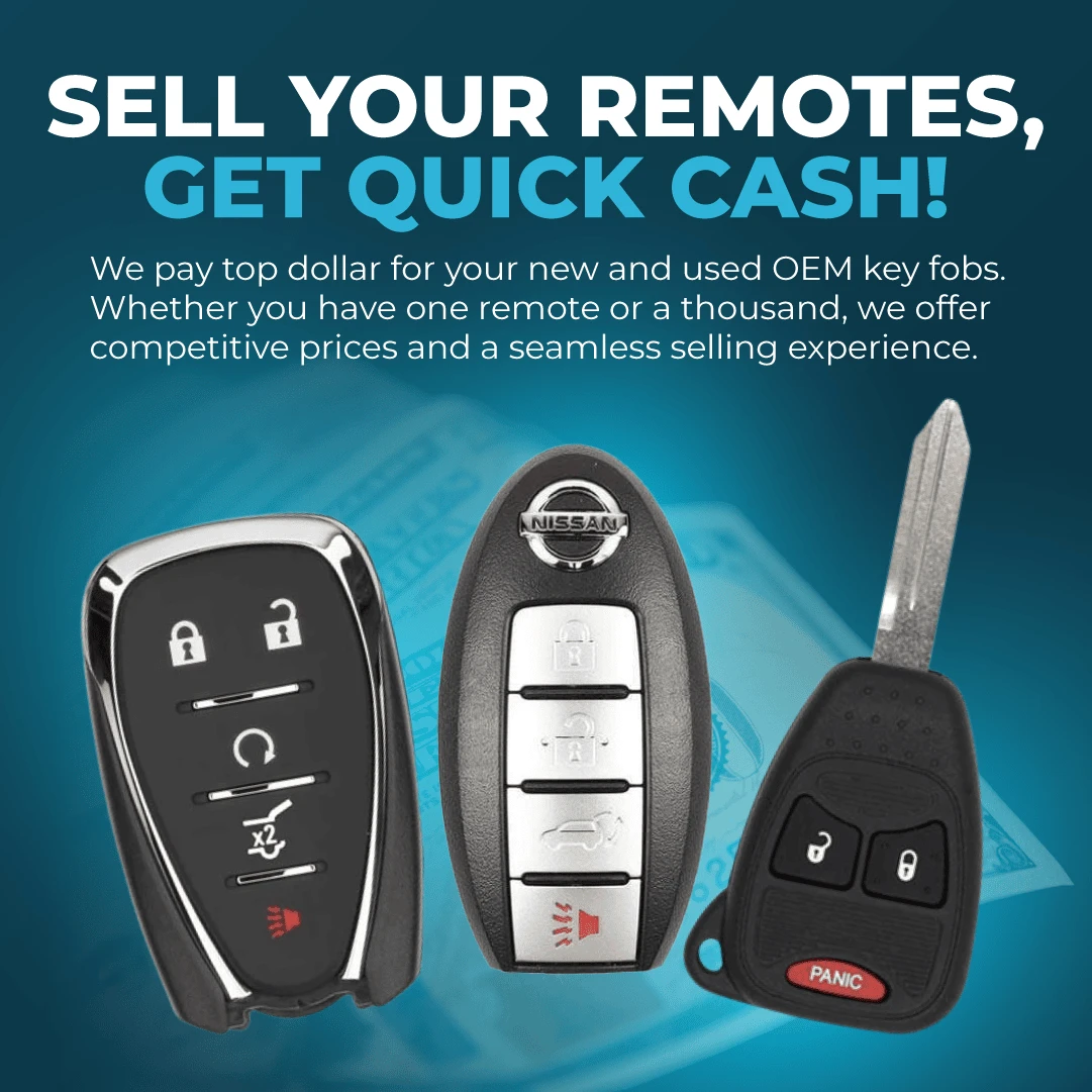 Quick Cash for Remotes - Sell your keys and remotes