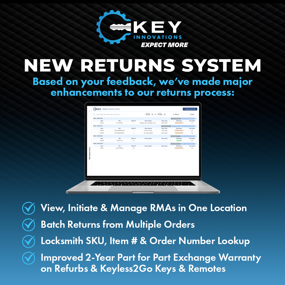 Brand New Returns Portal