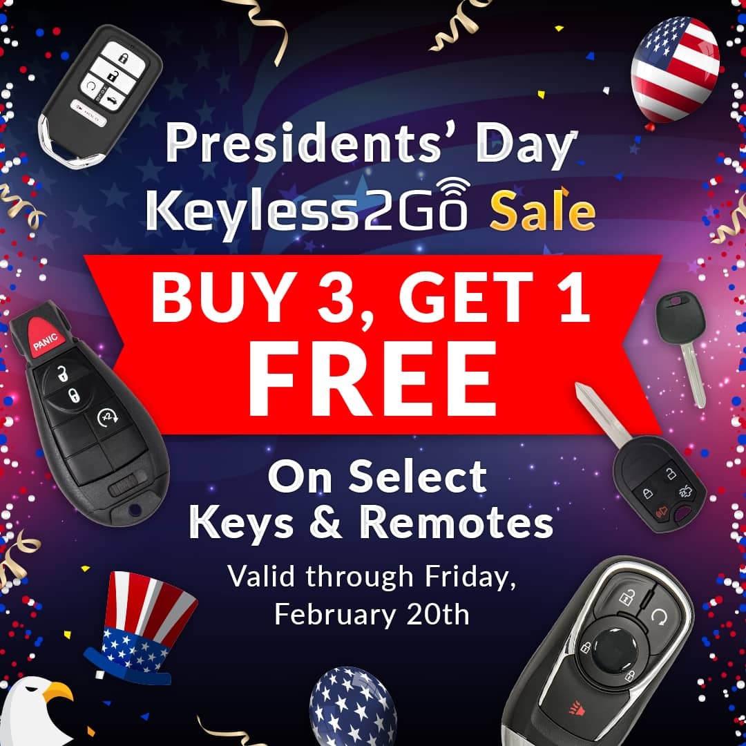 Keyless2Go Buy 3, Get 1 Free