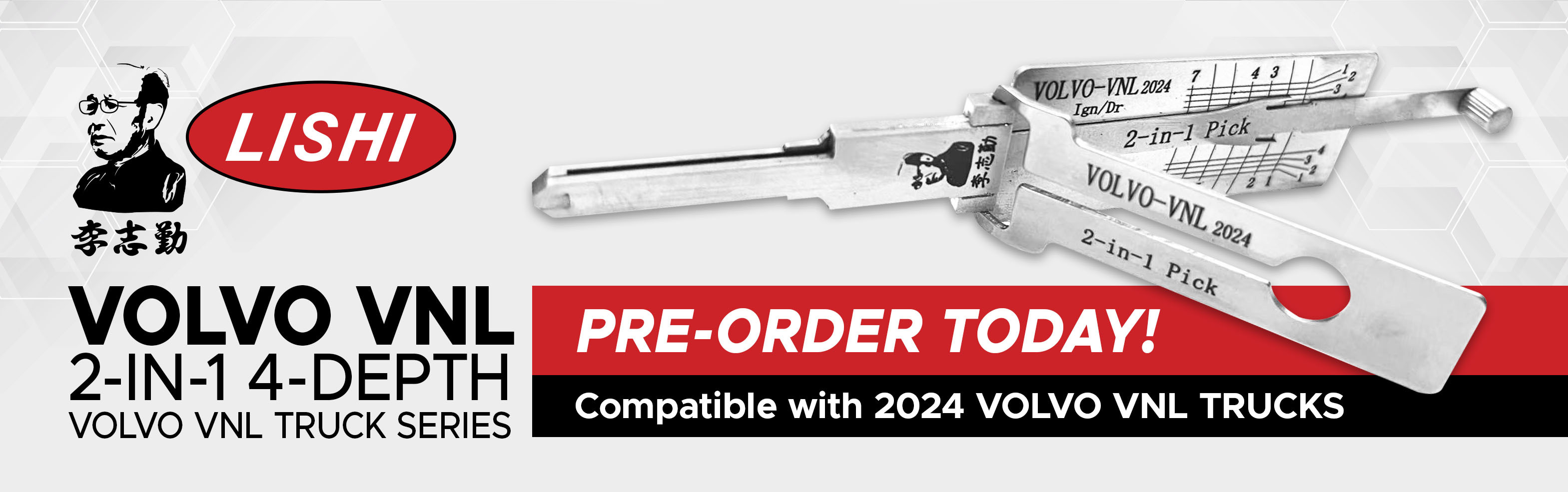 Original Lishi Volvo VNL Tool