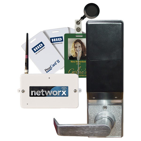 Wireless Trilogy Networx Starter Kit Alarm Lock Door Hardware